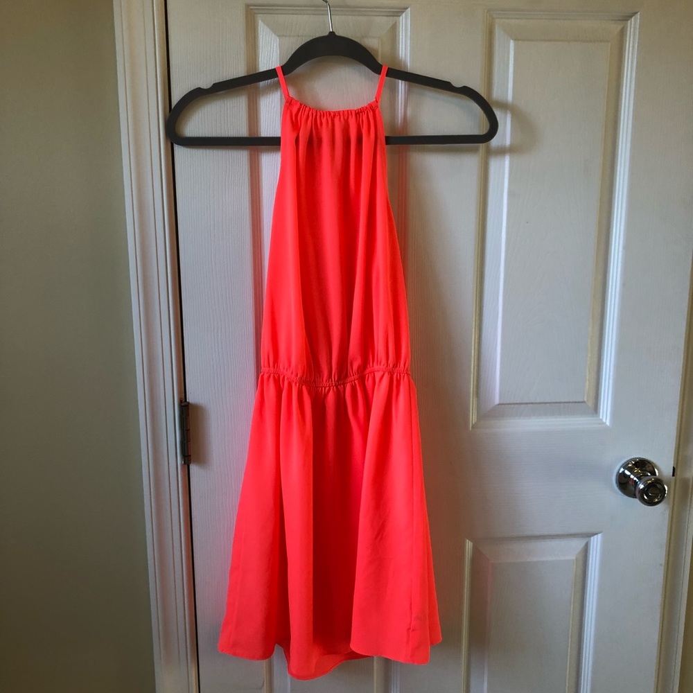 🆕American Eagle- hot pink halter dress